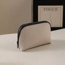 Bolsa de cosméticos portátil de gran capacidad, organizador multifuncional, bolsa de almacenamiento de maquillaje elegante y minimalista, organizador de alta calidad - Ver 8