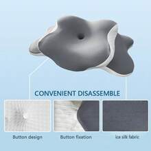 Memory Foam Cervical Pillow, Ergonomic Curve Side Sleeper Pillow, Deep Sleep Cervical Pillow, Ergonomic Memory Foam Pillow, Neck & Shoulder Pillow, Memory Foam Pillow, Ergonomic Cervical Support Pillow Suitable For Side Sleepers - 1PC - View 8