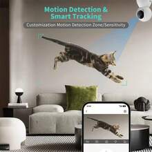 High Definition Security Wireless Camera, 2.4g WiFi High-Definition Camera, Smart Device That Can Rotate 355 °, Supports User Sharing, With Color Night Vision, Two-Way Audio, And Motion Detection Functions, Suitable For Home/Office/Pet Monitoring - Multicolor - View 7