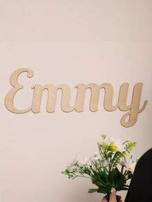 Customized Wooden Name Plate | Letter Wall Art | Room Art | Wall Art | Name Plate | Room Decor | Wooden Plaque | Boho Style - Multicolor - View 3