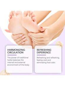 South Moon Cleansing Foot Patch Herbal Formula Daily Foot Gentle Cleansing Lavender Care Foot Patch - 1PCS - View 3