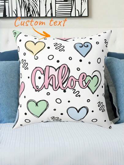 1 Vỏ gối in tên theo yêu cầu, Vỏ gối trang trí màu nền tên cá nhân hóa, Thích hợp cho Giáng sinh, Ngày lễ tình nhân, Ngày của Cha, Ngày của Mẹ, Đám cưới, Ngày lễ, Trang trí phòng đôi, Vỏ gối tùy chỉnh, Quà tặng cho người thân yêu, Không kèm ruột gối, Bền, Thoáng khí, Nhẹ, Có thể giặt, Dễ thương, Ấm cúng, Mềm mại, Thoải mái, Tối giản, Tùy chỉnh, Cá nhân hóa, Độc đáo, Dành cho anh ấy, cô ấy, bạn trai, bạn gái, bố, mẹ, gia đình, bạn bè, Giường, Xe hơi, Phòng ngủ, Phòng trà, Phòng khách, Ghế sofa
