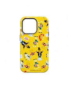 Casing Ponsel 2-in-1 Paul Frank Phelin Berlisensi Resmi, Perlindungan Anti Guncangan Seluruh Bodi dengan Penutup Kamera, Motif Kartun Monyet, Beruang, dan Karakter Sirkus, Desain Baru untuk iPhone 13/14/15/16 Pro Max - MultiWarna - View 3