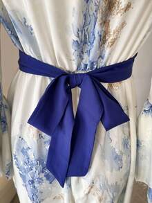 Elegant Printed Maxi Dress, Ideal For Runway Shows, Parties, And Holidays. Sophisticated Modern Design, European Fashion For Women. - Blue - View 8