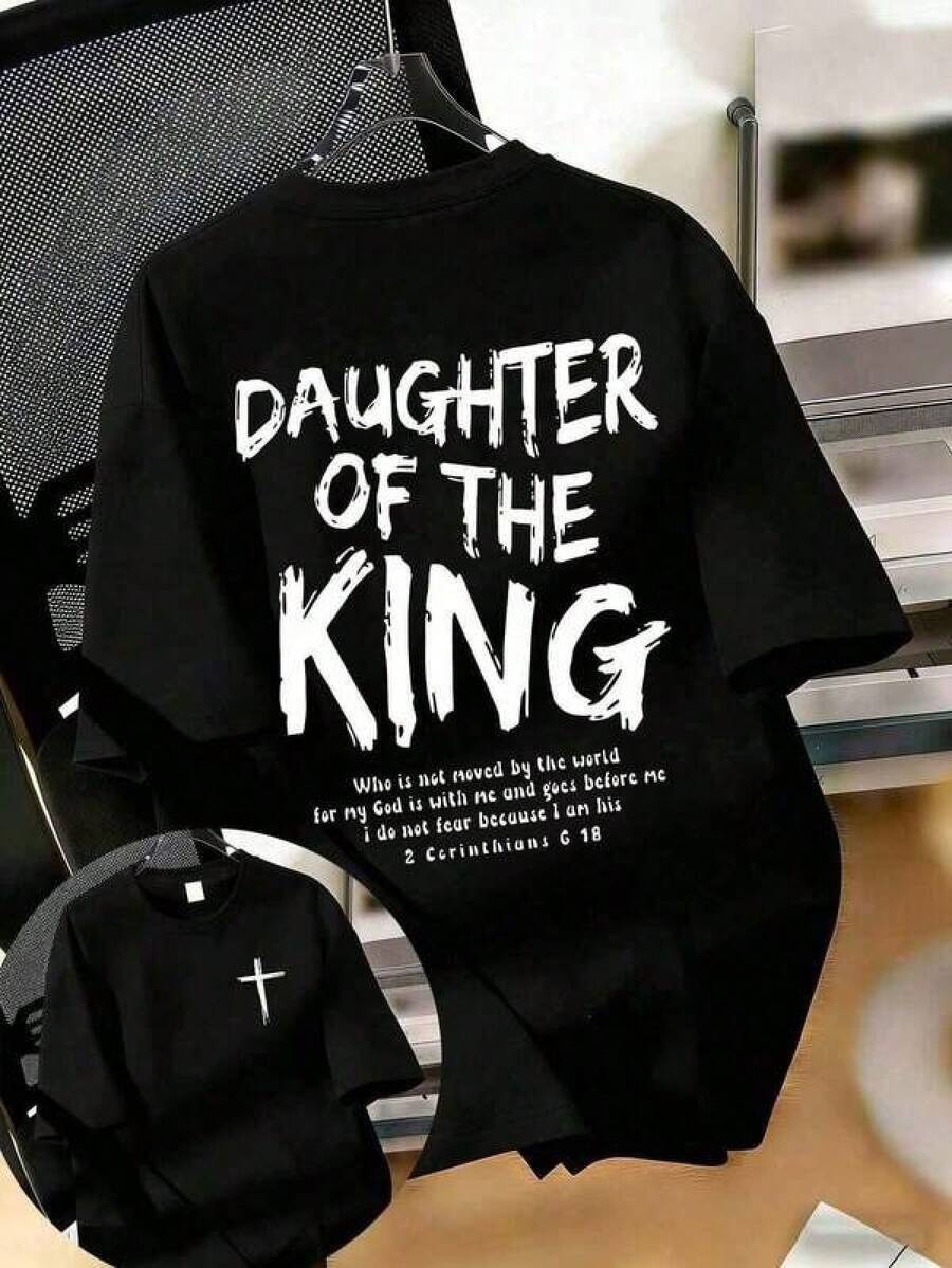 1 pieza Camiseta de manga corta de cuello redondo holgada unisex de 180g, 100% algodón puro transpirable y suave, estilo Y2K Bababask con estampado gráfico moderno, ideal para mujer y hombre, perfecta para uso diario, festivales, conciertos y todas las estaciones - Negro - Ver 1