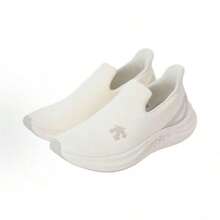 Descente Run Step Slip-On Comfortable And Durable Fit Running Shoes, Unisex, Off-White - Off White - View 2