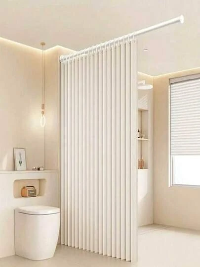 Rèm ngăn phòng gấp gọn, dễ dàng phân chia không gian, có thể gấp lại để cất giữ mà không chiếm diện tích, kết hợp giữa tính thẩm mỹ và vẻ ngoài bắt mắt, trang trí đẹp mắt cho ngôi nhà.