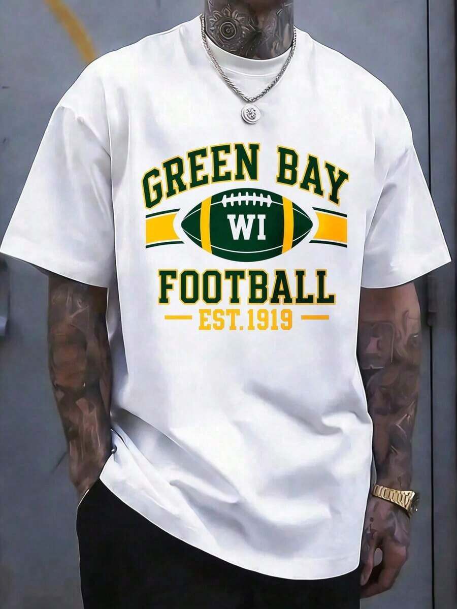 Nueva Camiseta Casual para Hombre Est 1919, Camiseta Negra para Hombre, Ropa de Fanático de Equipo Deportivo, Artículos Populares Adecuados para Eventos Deportivos, Fiestas, Salidas, Deportes y Otros Regalos Festivos - Blanco - Ver 1
