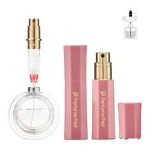 Refillable Perfume Atomizer, Bottom Filling Fragrances Perfume Bottle, Mini Cologne Dispenser, Travel Sized, Portable Sprayer For Women Men, Gift FLORA01 - Hồng - Xem 3