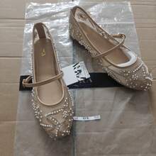 Women Flats - Apricot - View 2