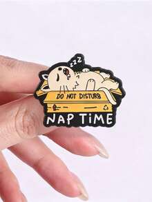 Cat Survival Status Pins Set, Nap Mode & Autistic Mode Enamel Badges, Unique Cat Accessories, Perfect Gift For Cat Lovers - Multicolor - View 7