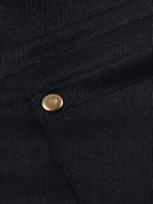 1PC 5-Pocket Server Apron - Rivet-Accented Unisex Short/Half Apron, Suitable For Cafes, Restaurants, Kitchens, And Home Use - Multicolor - View 2