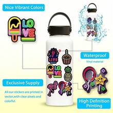 50pcs Cool Waterproof Basketball Theme Mixed Stickers, Suitable For Water Bottles, Computers And Other Items. Includes Basketball And Various Creative Graffiti Patterns, Very Nice Creative Gadgets. - Multicolor - View 13