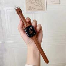 BEIMUSON 超薄真皮質感錶帶，適用於 38mm、40mm、41mm、42mm、44mm、45mm、46mm、49mm，由超纖 PU 合成皮革材質製成，適合 Ultra SE 系列 11/10/9/8/7/6/5/4/3/2/1 - 彩色 - 查看 7