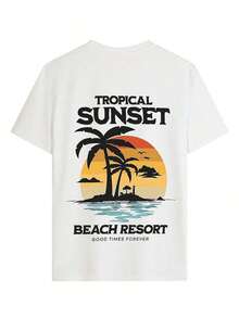 Camiseta de mujerCamiseta de mujer estampada de manga corta para verano, tela de poliéster, estilo multifuncional, corte regular, peso 180 gramos, 1 unidad.Cómoda y ligera - Blanco - Ver 3