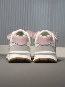 1 Pair New Children All-Season Casual Outdoor Sports Shoes, Princess Heart Style Versatile - Baby Pink - View 8