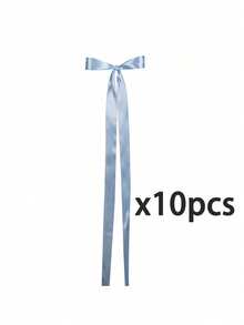 Bộ 20/10/5 chiếc & 1 chiếc ruy băng satin trắng trang trí lưng ghế, ruy băng satin trắng tinh khiết trang trí lối đi đám cưới, trang trí lưng ghế tiệc cưới, ruy băng satin trắng thanh lịch đuôi dài, khăn choàng lưng ghế tiệc cưới, thích hợp cho tiệc cô dâu, tiệc chiêu đãi, lễ cưới. - Nhiều màu - Xem 16