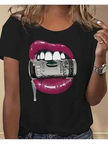 Women T-Shirts - Black - View 1