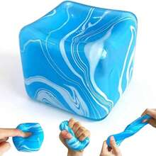 Shappy 3 Pack Stress Ice Cube, Slow Rising Stress Balls For Adults Kids, 2.1 Inch Sensory Toy For Anxiety Relief, Square Shape Balls For Classroom Prizes, Cube For Party Favors(Pink, Stylish) - Nhiều màu - Xem 11