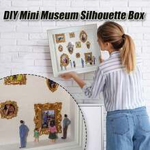1 مجموعة صندوق ظل متحف مصغر DIY - احتفل بذكرياتك الثمينة بطريقة فريدة، طقم إطار صندوق الظل مع عرض صور قابل للتخصيص وتماثيل مصغرة، ديكور تذكاري فريد وشخصي - متعدد الألوان - مشاهدة 6