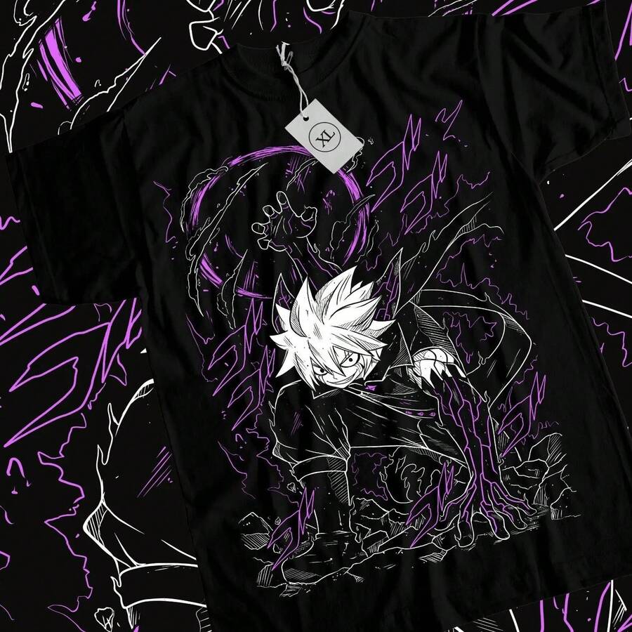 Camiseta Edens Zero Shiki Granbell Rebecca Bluegarden Elsie Crims1on Girl Shirt 220G de algodón puro, manga corta, para hombre y mujer. Tejido grueso, resistente a las arrugas y que no se deforma fácilmente. Estilo sencillo y versátil, ligero y transpirable, perfecto para ir al trabajo, viajar, acampar, ir de compras y para el tiempo libre diario. - Negro - Ver 1