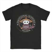 Camisetas de manga corta de algodón puro Hollow Knights para hombre y mujer, de 220 g, con cuello redondo. Tejido grueso, resistente a las arrugas y que no se deforma fácilmente. Estilo sencillo y versátil, ligero y transpirable, perfecto para ir al trabajo, viajar, acampar, ir de compras y para el tiempo libre diario. - Negro - Ver 1