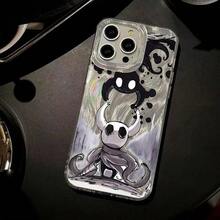Funda para teléfono: Carcasa con personaje del juego clásico Hollow, compatible con 17, 16, 16e, 15, 14, 13, 12, 11, Pro, X, XR, XSMAX, 8, Plus, cubierta dura con textura de plumas - Colores mezclados - Ver 6