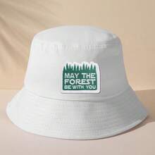 1pc "With You In The Forest" Embroidered Pattern Clothing Hat Jacket Decorative Patch - A - View 6