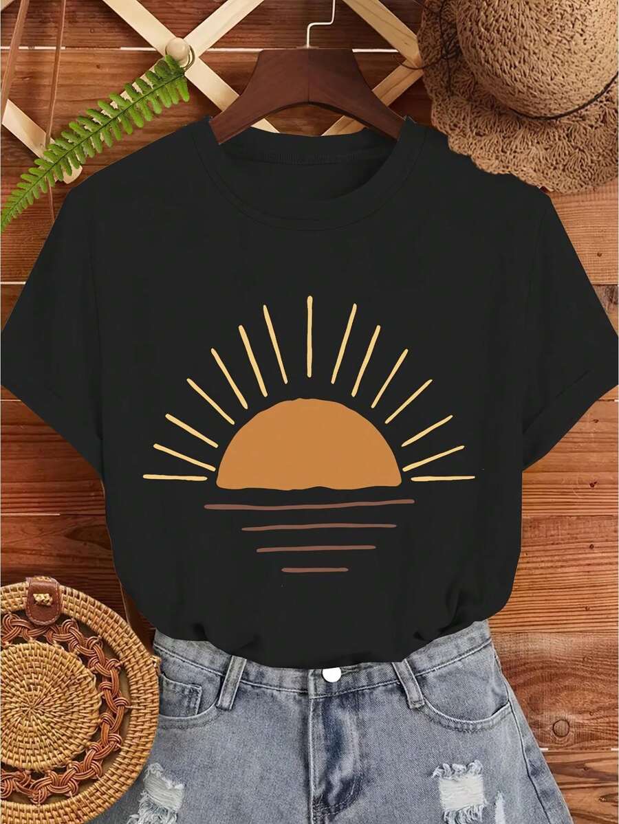 Women T-Shirts - Black - View 1