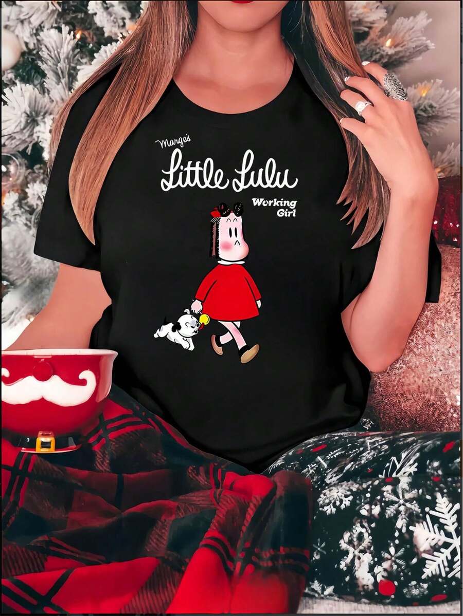 Women T-Shirts - Black - View 1