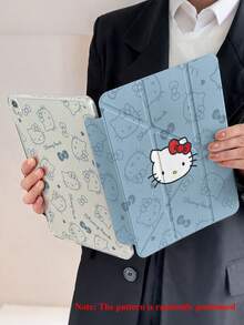 SANRIO 可爱Hello Kitty Air保护套，三折式保护套，带笔槽，防震透明背板，支持iPad Air 11/13英寸自动休眠/唤醒功能 - 彩色 - 查看 5