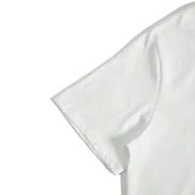 Camiseta de algodón de manga corta para mujer con estampado de flores de margarita azul, cuello redondo, estilo casual de verano, suave, transpirable, ligera, para uso diario, vacaciones, playa y ropa urbana. - Blanco - Ver 4