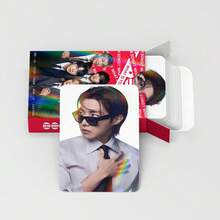 Tarjetas de fotos láser, Mini tarjetas de autorretratos de estrellas K-Pop, Mercancía de fans Tarjetas LOMO - Multicolor - Ver 5
