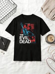 Shirt 1981 - Bruce Campbell Ash Williams Tee - Sam Raimi Horror Movie - Necronomicon Vintage 80s Film - Deadites Graphic Gift - Black - View 6