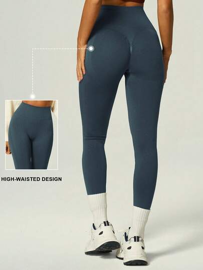 UONNOU Quần legging nữ cạp cao không đường may, siêu mềm mại và co giãn, thích hợp cho mùa xuân/hè.