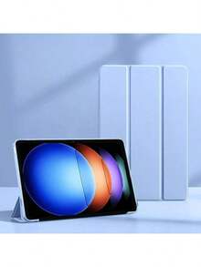 TenYide 书本式平板电脑保护套，多角度折叠支架，兼容 GalaxyTab/LenovoTab/LenovoXiaoxin PAD/LenovoIdea Pad/MatePad/HonorPad/XiaomiPad/RedmiPad 等平板电脑型号，皮革保护套也兼容 iPad A16 2025、Air 11/13、M3 2025、Mini 7 A17、Pro 2024、Air 11/13、M2 2024、Pro 11/13、M4 2024、Pro 12.9、7/8/9 代、10.2、10 代、10.9、Air 4/5、10.9、Pro 11、4/5/6 代、Mini 6，多角度折叠支撑，防摔防震 - 淺藍色 - 查看 6