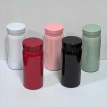 1pc 200ml Small Insulated Water Bottle, Stainless Steel Leak-Proof Portable Vacuum Cup, Suitable For Travel, Office, School, Daily Use - Multicolor - View 1