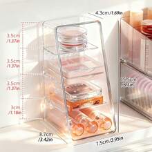 Hộp đựng son môi, kệ đựng mỹ phẩm, giá trưng bày son môi, hộp đựng phấn phủ, phấn má hồng, bảng phấn mắt, hộp đựng đồ trong tủ gương, vách ngăn nghiêng, thích hợp cho phòng tắm, bàn trang điểm. - Nhiều màu - Xem 7