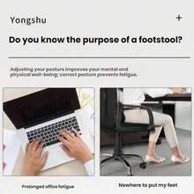Ergonomic Under Desk Foot Rest, Home Massage Foot Pad, Anti-Slip Footrest To Correct Sitting Posture And Prevent Crossed Legs - Multicolor - View 5