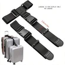 Luggage Connector Straps, Add A Bag Suitcase Strap Belt, Luggage Clip Link Toiletry Bag Travel Wash Bag Toiletry Travel Bag Makeup Storage Beach Beach Bag Vacation Holiday Essentials School Supplies Travel Essentials Ladies For College Dorm Bathroom Bag For School School Accessories School Stuff - Black - View 11