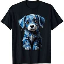 Short-Sleeved T-Shirt With A Fun Print For Dog Lovers, Accessories And Items For Dog Owners, "Life Without Dogs Is Cute... I Don't Think So", Unisex For Adults And Children, Black, 100% Cotton. - 黑色 14 - 查看 6
