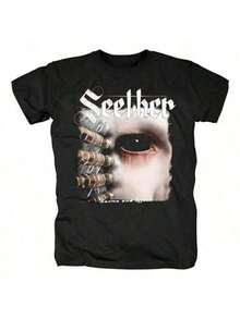 Seether Heavy Metal T-Shirt For Men And Women, Perfect Casual Design For Rock Band Fans And Streetwear Enthusiasts, Available In Size S, Loose And Comfortable. - Black - View 1
