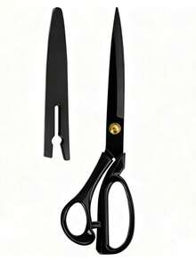 1pc Stainless Steel Serrated Scissors, 5MM Triangle Teeth Fabric Cutting Shears, DIY Sewing Scissors With Saw-Tooth Blade - Serrated - View 13