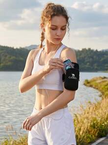 CAMEL CROWN Unisex Running Armband Phone Holder, Arm Pouch Wrist Bag For Outdoor Sports - Black - View 10