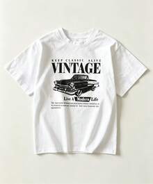Single Garment, Not A 3-Piece Set. 1 Piece/Set Of Short-Sleeved T-Shirts Suitable For Streetwear. Oversized Crew Neck Top For Daily Outings, Camping, Concerts, Hip-Hop, Rock, And Rap Events. Women's 100% Cotton T-Shirt With LA DOLCE VITA Print, Casual Short-Sleeved Crew Neck Top - 白色 - 查看 2