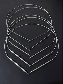 3 peças/Conjunto Agulhas de Tricô de Aço Inoxidável de 80cm, Design Circular, Adequado para Tricô Plano e Circular, Sem Necessidade de Emenda, Agulhas de Aço Inoxidável Lisas, Tricô Sem Emendas, Sem Emaranhados, Pode Ser Usado para Suéteres, Xales, Mantas, Almofadas e Outros Projetos de Tricô - Agulhas circulares de aço inoxidável para tricô - Visão 5