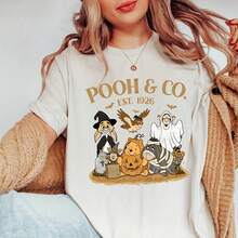 Vintage Halloween , Pooh Co Est 1926 , Pooh And Halloween , Pooh Puin , WDW, Halloween Gift - 白色 - 查看 1