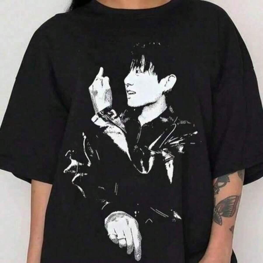 Women T-Shirts - Black - View 1