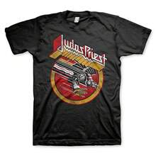 Judas Priest SFV Solid Vintage T-Shirt - Black - View 1