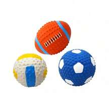 Squeaky Dog Toy, Soft Latex Ball, Suitable For Small, Medium And Large ...